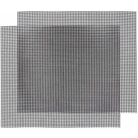 GWHOLE Tapis De Cuisson Barbecue Anti-Adhésif - Lot De 2 - 40x33cm - Réutilisable Et Découpable