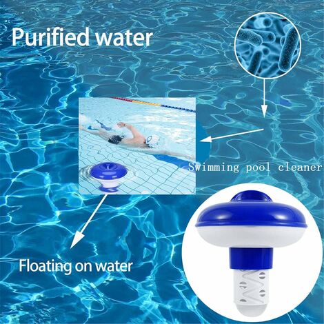 Flotteur Distributeur De Chlore Solaire - Avec LED Colorées, Décoration Flottante Pour Piscine Et Spa 96587575