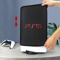 EMagTech - Lot De 4 Filtres Anti-poussière Pour PS5 | Grilles De Ventilation En Nylon - Noir - 110 Mm - Facile à Coller