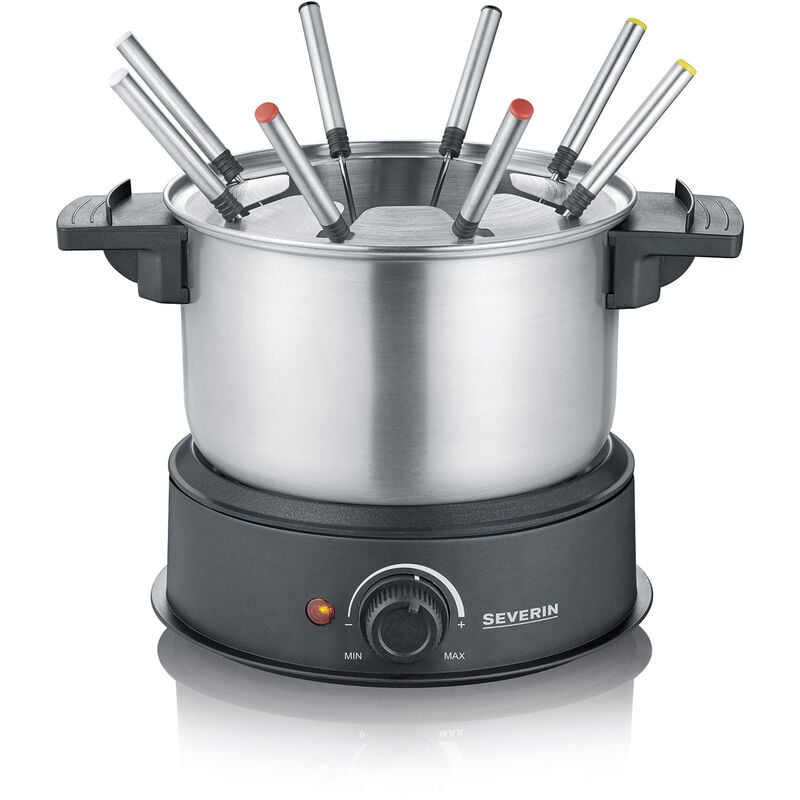 Fondue Severin FO 2470 1,4 litros. Negro - Inox 1500 W