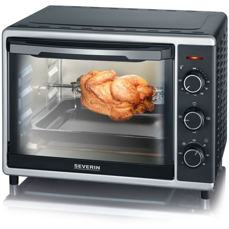 Horno eléctrico Severin TO 2056 - 30 L 1600 W Negro