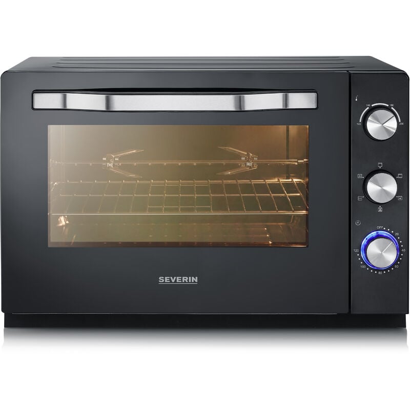 Horno tostador Severin TO 2066 - 2.200 W, 60 L. Negro