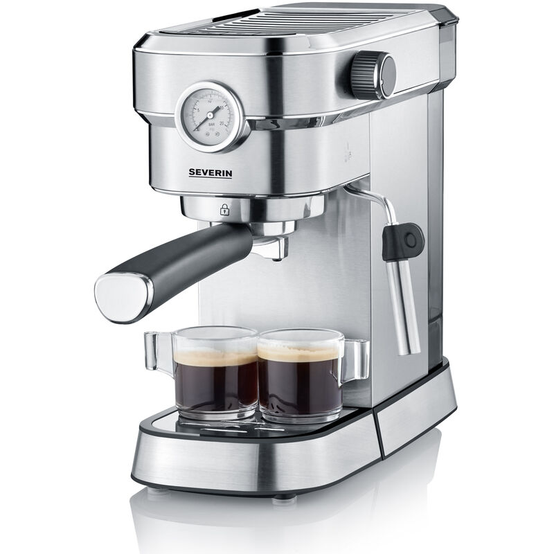 Cafetera Express Ka 5995 severin 1350 w 11 gris de plus tradicional con 3 insertos espumador y espresso la bomba 15 1.350