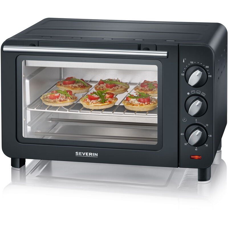 Horno Eléctrico Severin 2042 14 1200 w. negro 17