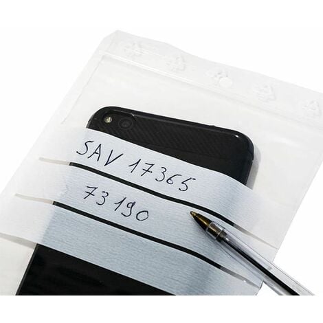 Sachet de présentation Zip 50x70 mm (x1000 pcs) - Transparent - Résistant