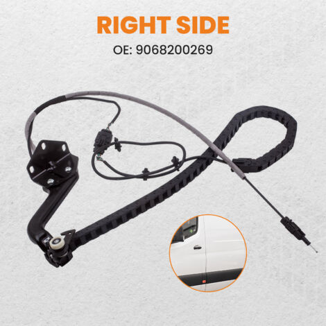 BFO – Kit de réparation rail inférieur porte coulissante – Côté droit pour Mercedes W906 Sprinter et VW Crafter 2006 – Numéro OEM 9068200269