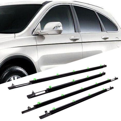 BFO – Bande de joint de moulure de fenêtre 4pcs pour Honda CR-V 2007-2011 – Étanchéité renforcée – Installation facile – Performance insonorisée