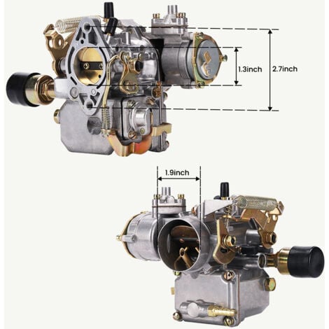 34 PICT-3 Carburateur 1600CC Carburetor for VW Beetle 113129031K 113129231R