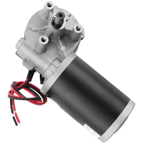 Maxpeedingrods – Moteur électrique 24V DC 45W – Réducteur de vitesse 220 tr/min – Couple max 30 Nm – Tige 10 mm pour montage facile