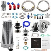 Kit Tuyauterie Turbo Universel MaXpeedingrods 2.5" Aluminium - Intercooler Piping Pour Projets DIY
