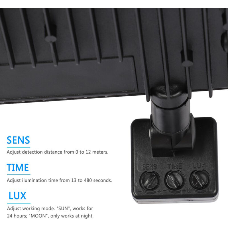 2 Pack 2700LM Lumière de Sécurité Super Brillante Cour et Terrain de Sport Jardin Daylight 6000K Pour Garage 30W Projecteur LED de Détecteur Mouvement Extérieur Câble de 1,5 m IP66 Imperméable 