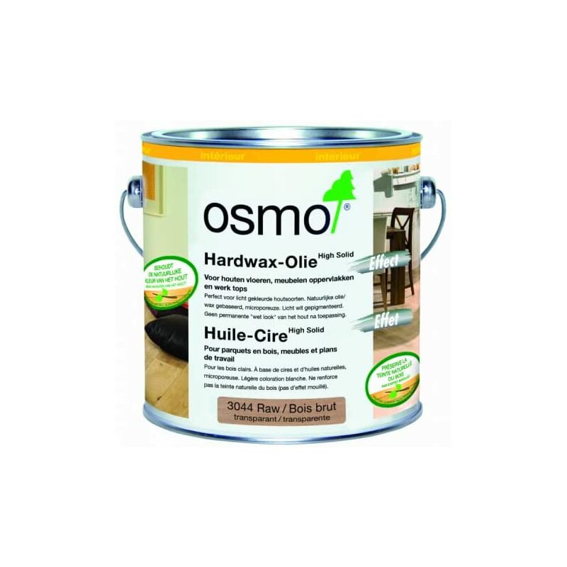 HUILE CIRE BOIS BRUT OSMO 3044 0,75LÃ¢â‚