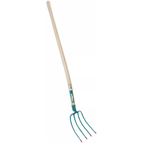 fourche à fumier 4 dents emmanchée 130 cm