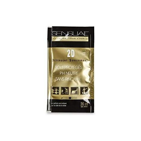 Détergent surodorant SENSUAL 2D doses 20mL - Colis de 250 dosettes (vanille)