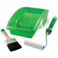 KIT Rouleau Complet : bac de peinture, rouleau et pinceau