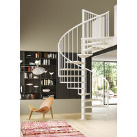 Misterstep - Scala a Chiocciola Ø 120 cm- Gamia Wood - Colore Legno Sbiancato 84