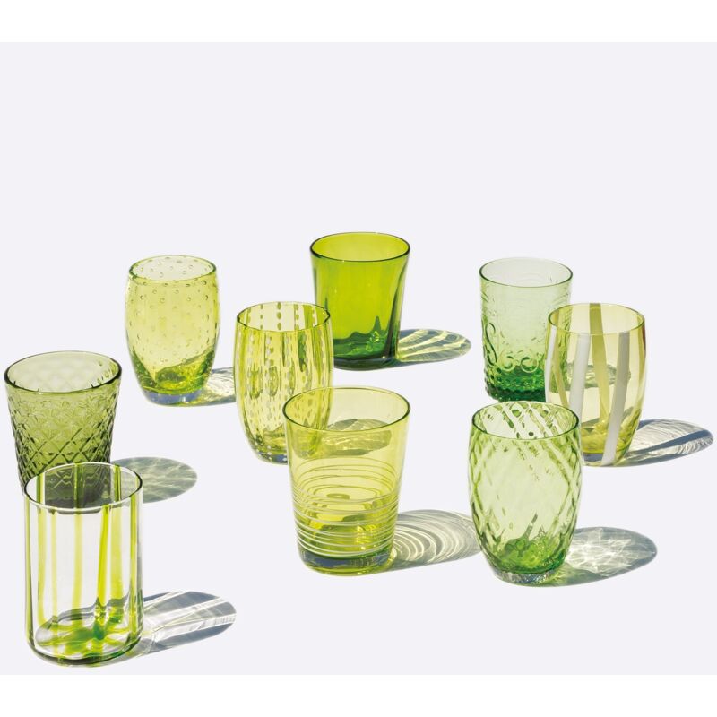 Verre à Eau Doré Verres à Eau Excelsa - Verre Soufflé Bord Doré - 470 Ml - Lave-vaisselle Lot De 6