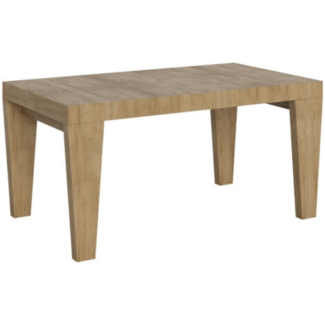 Table extensible 6 à 20 places chêne naturel 160 à 420 cm – Mécanisme rails en aluminium – Support 2 pieds pour stabilité accrue – Itamoby - 420cm-Support (1/5)