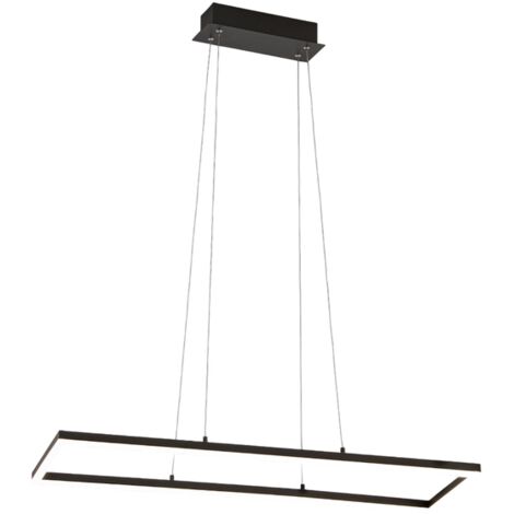 Plafonnier LED moderne BARD 52W Anthracite 3394-66-282 Fabas Luce