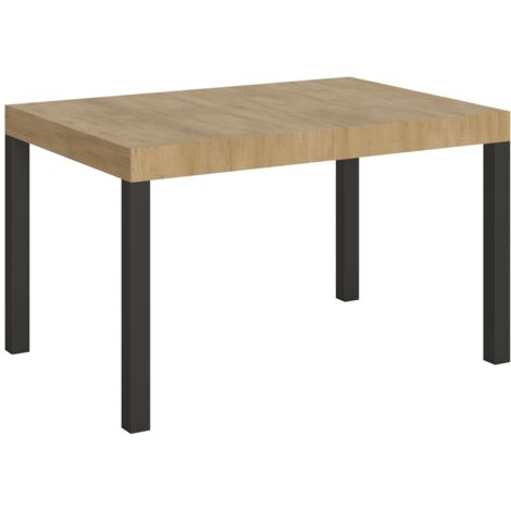 Table Extensible 90X130/390 Cm Everyday Chêne Nature Structure Anthracite (1/4)
