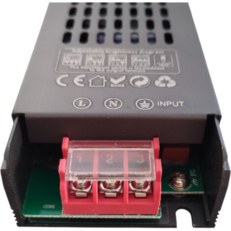 Alimentation LED 5V 200W 40A - Transformateur AC/DC Pour Bandeaux LED - IP20 - Neuf