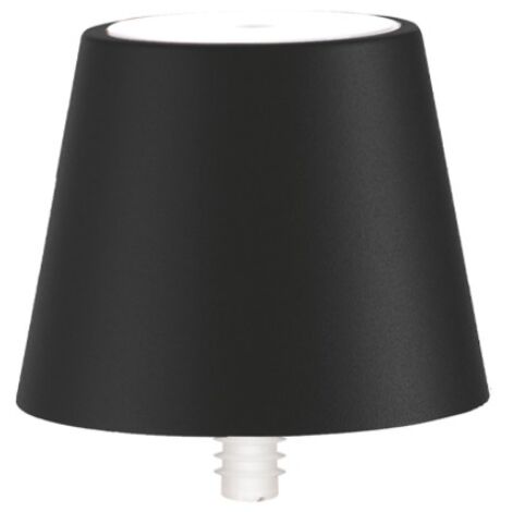 Lampe Led Poldina Stopper De Zafferano, Rechargeable Et Portable, Couleur Noire Avec Autonomie Jusqu'À 12 Heures (1/5)