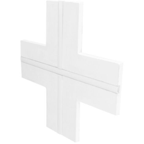 Profilé X intégré en aluminium pour bandes LED dans plaque de plâtre dissimulée (1/5)