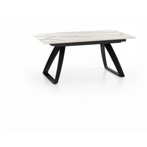 Barret Table Extensible (170/270X90 Cm) En Hpl Sur Mdf Noir (1/5)