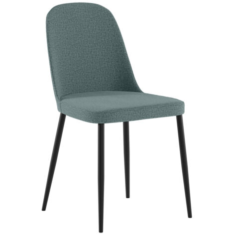 Tamara Chaise En Tissu Bleu 4 Pcs (1/5)