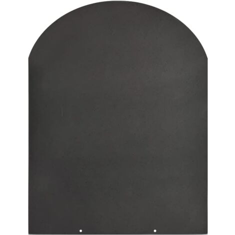 Divina Fire – Plaque de protection de sol en acier 90x80 – Épaisseur 2mm – Protège contre les résidus incandescents – Fabriqué en Italie