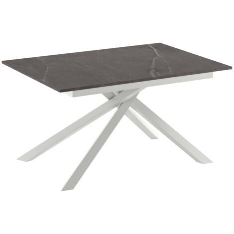 Pulse Table extensible (140/190 x 90 cm) en Mélamine Blanc (1/3)