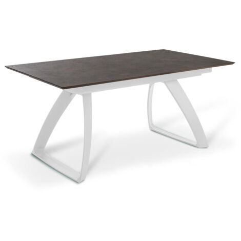 Barret Table Extensible (170/270X90 Cm) En Hpl Blanc (1/4)