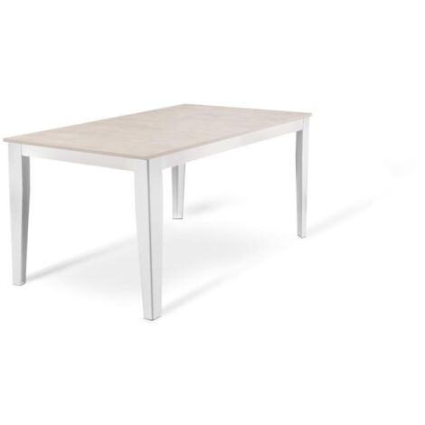 Big Table extensible (156/316 x 90 cm) en Mélamine Blanc (1/5)