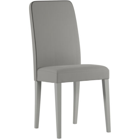 Anita Chaise En Éco-Cuir Gris Foncé 2 Pcs (1/5)