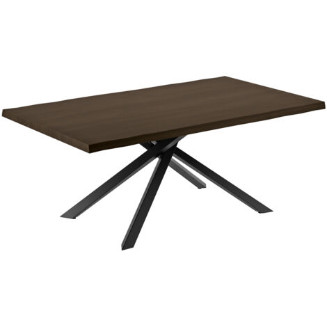 Spike Table Extensible (200/300 x 100 cm) en Frêne Noir (1/3)