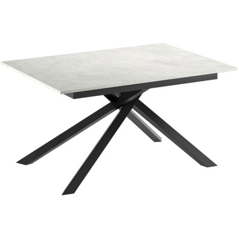 Pulse Table extensible (140/190 x 90 cm) en Mélamine Blanc (1/3)