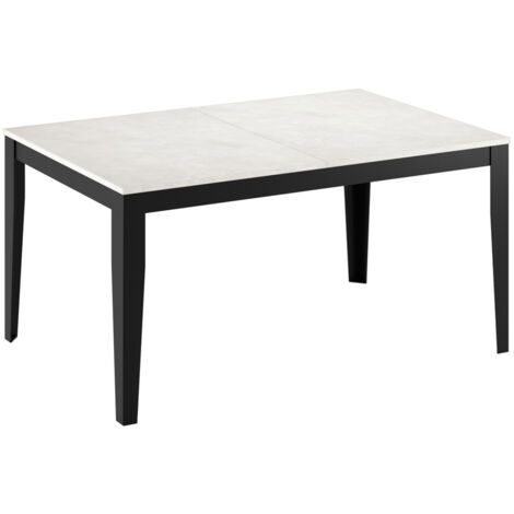 Big Table extensible (156/316 x 90 cm) en Mélamine Blanc (1/4)