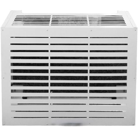 Cache climatiseur pour climatiseur LINEAR M Blanc en aluminium L86 x P44 x H68 cm
