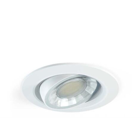 Spot LED encastrable rond 8W – Lumière chaude 3000K – IP44 pour salle de bain – Installation simple 230V – Découpe 66mm – Beneito Faure