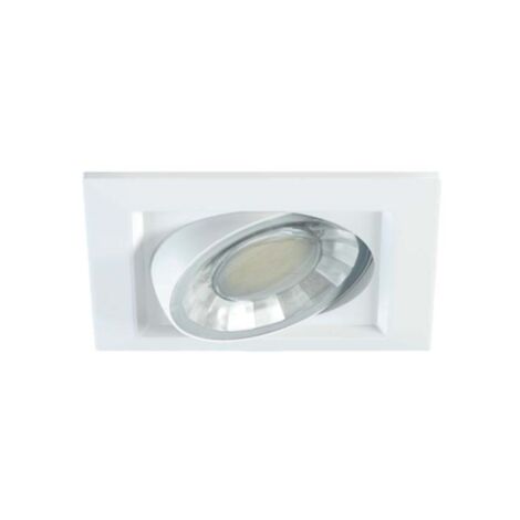 Spot Led Encastrable Carré Orientable Dimmable 8W Ip44 (1/4)