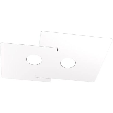Plafonnier moderne top light echo 1161 2 gx53 led plafonnier en métal blanc (1/3)