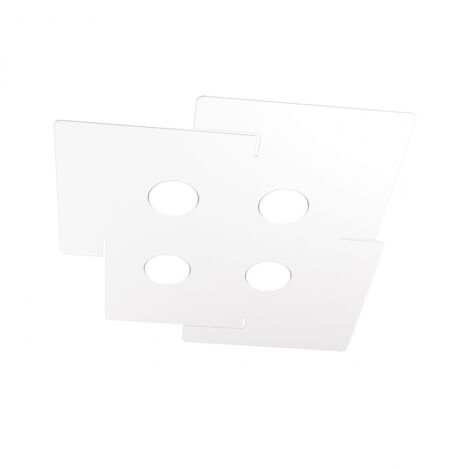 Plafonnier moderne top light echo 1161 4 gx53 led plafonnier intérieur en métal blanc (1/4)