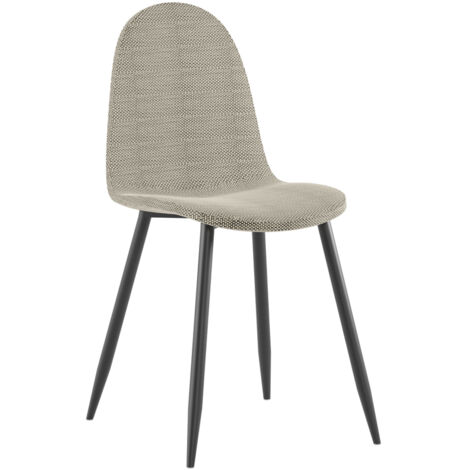 Martina Chaise Imitation Rotin Beige 4 Pcs (1/5)