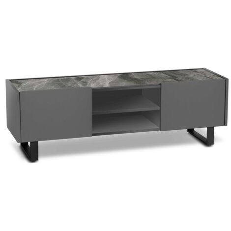 Pegaso Meuble Tv (140X40Xh 45 Cm) En Céramique Gris Foncé (1/4)