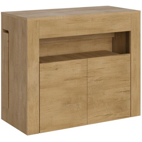 Console extensible 90x42/302 cm – Panneaux de mélamine – Banquette avec roulettes – Mécanisme d'extension télescopique en aluminium – Itamoby