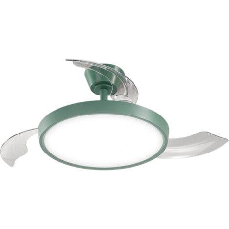 Ventilateur de Plafond avec Lumière Perenz 7196 R CT Vert d. 106 cm, 3 Pales, 6 Vitesses, Moteur DC 40W, Silencieux (1/3)