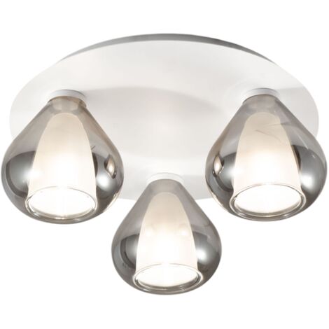 Plafonnier Led Fabas Luce Bard - L.65 Doré