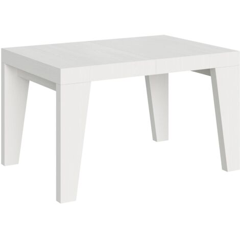Table extensible 120/380x90 cm Naxy frêne blanc (1/5)