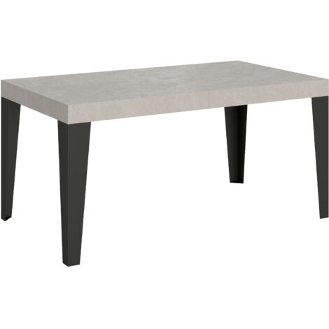 Table Extensible 160/264X90 Cm Flame Premium Pieds Cachemire Anthracite (1/3)