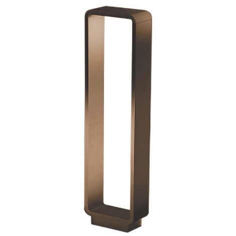 Stola Borne Lumineuse LED d'Extérieur 11W 3000K IP65 Design Moderne en Aluminium Peint Couleur Corten pour l'Éclairage d'Allées et de Jardins (1/2)